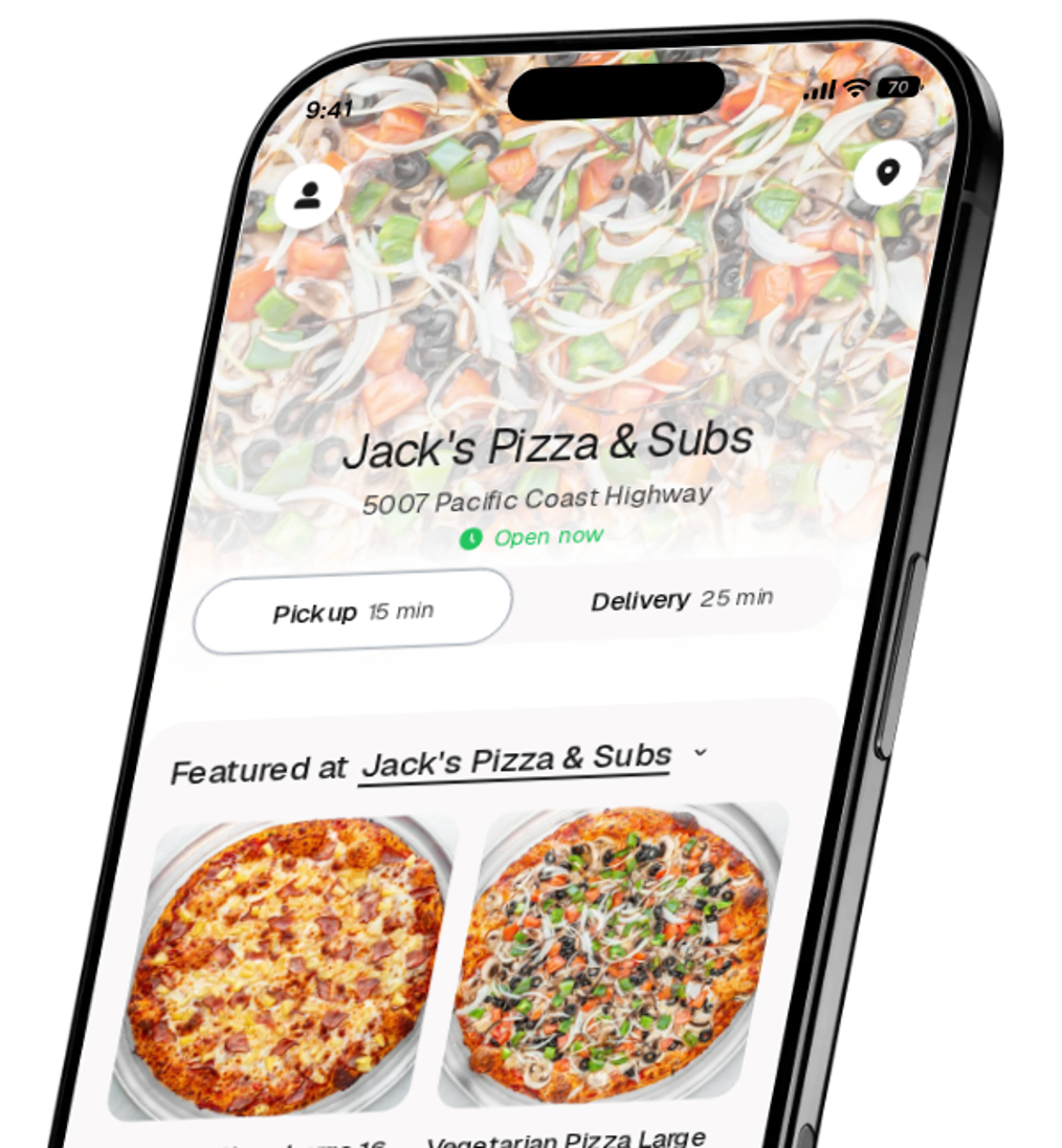 Jack's Pizza & Subs app preview
